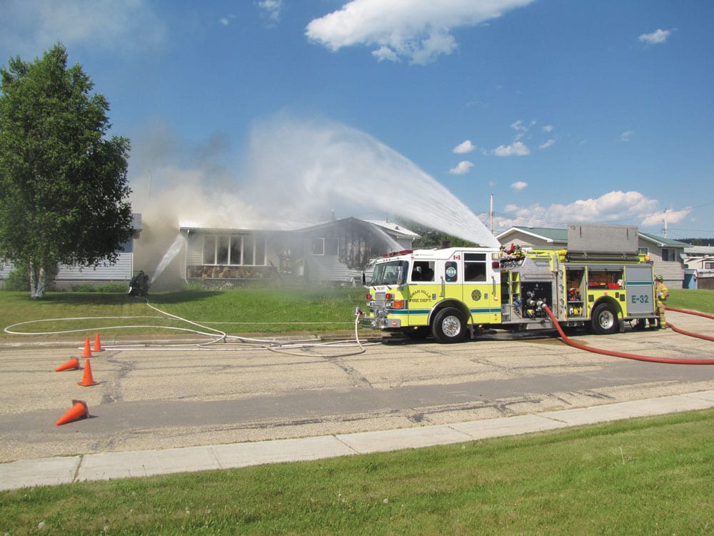 Fire Department Responds To House Fire
