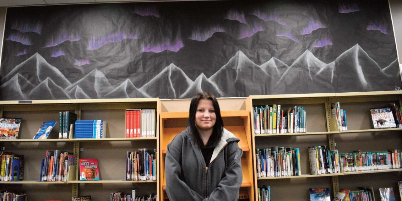 Local student shines bright with Northern Lights Art Project